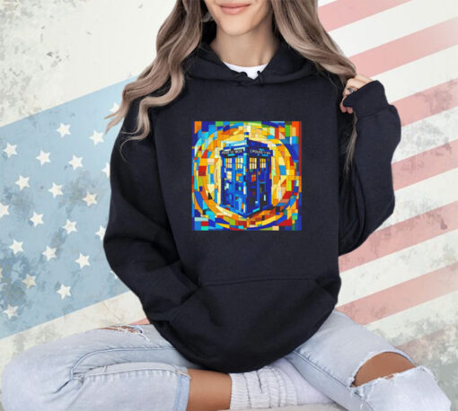 Tardis cubist time and space shirt