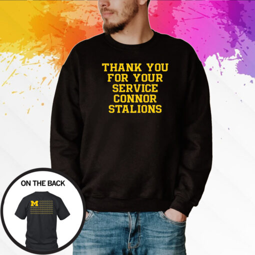 Thank You For Your Service Connor Stalions Hoodie T-Shirts