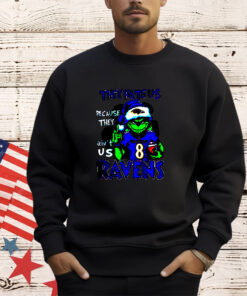 The Grinch they hate us because they ain’t us Baltimore Ravens 2023 shirt