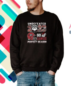 Undefeated 2023 Georgia Bulldogs Go Dawgs Perfect Season Hoodie T-Shirts