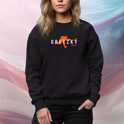 Wayne Gretzky: Silhouette Edmonton SweatShirt