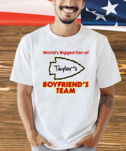 World’s biggest fan of Taylor’s boyfriend’s team shirt
