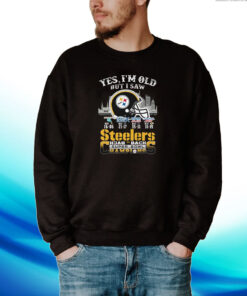 Yes I’m old but I saw city helmet Pittsburgh Steelers back 2 back super bowl champions 2023 Hoodie Shirts