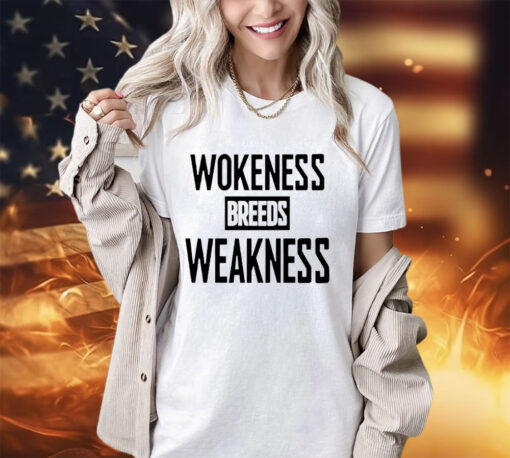 Zeek Arkham, Wokeness Breeds Weakness, Shirt, T-Shirt, Graphic Tee, Clothing, Apparel, Menswear, Mens Clothing, Mens Apparel