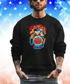 Garfield looks into his crystal ball and sees lasagna saucy future shirt