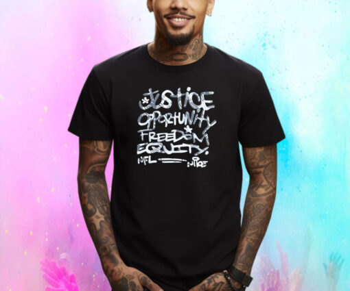 Mike Tomlin Justice Opportunity Equity Freedom Shirt