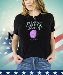 63 earths can fit in Uranus shirt