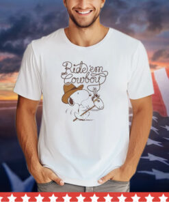 Snoopy ride ’em Cowboys shirt
