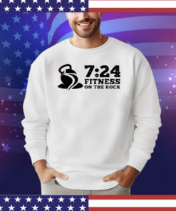 7 24 fitness on the rock shirt