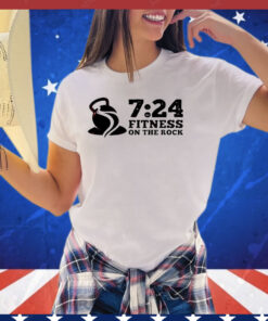 7 24 fitness on the rock shirt