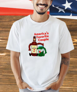 America’s favorite couple Seagram’s 7up shirt