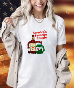 America’s favorite couple Seagram’s 7up shirt