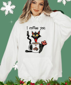 Cat I coffee you shirt