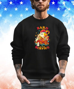 Cat bard at your service shirt