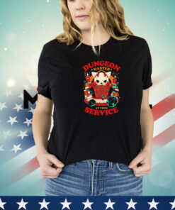 Cat dungeon master at your service shirt