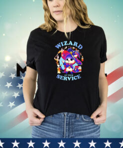 Cat wizard at your service shirt