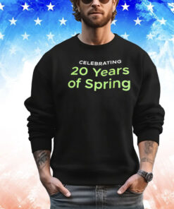 Celebrating 20 years of spring shirt