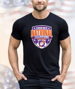 Clemson Tigers Unisex 2023 Ncaa Men’s Soccer National Champions Official Logo T-Shirt
