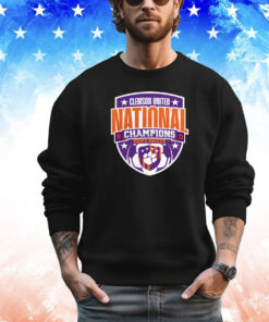 Clemson Tigers Unisex 2023 Ncaa Men’s Soccer National Champions Official Logo T-Shirt