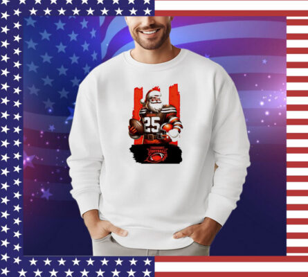 Cleveland Browns NFL Santa Claus Christmas shirt