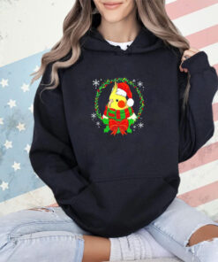 Cockatiel Santa hat Christmas shirt