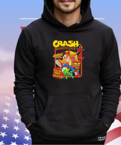 Crash Bandicoot Whoa Crash Cartoon shirt