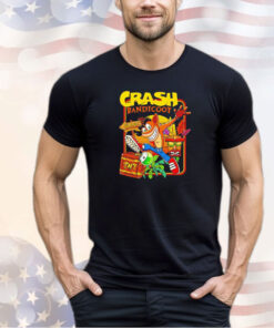 Crash Bandicoot Whoa Crash Cartoon shirt