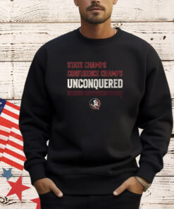 FSU FOOTBALL: UNCONQUERED STATE & CONFERENCE CHAMPS T-Shirt