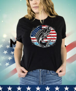 Fishing Lovers + American Flag Shirt