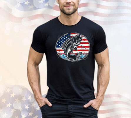 Fishing Lovers + American Flag Shirt