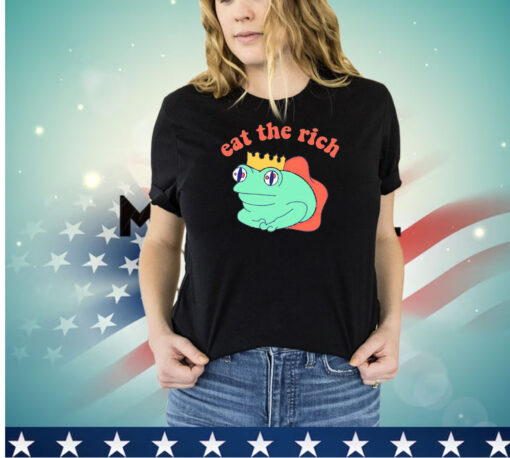 Frog king eat the rich shirt