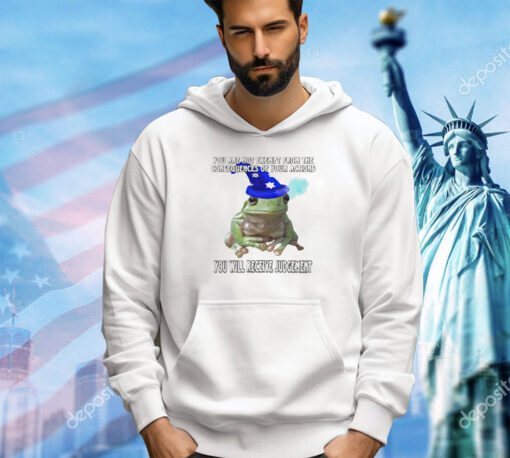 Frog wizard you are not exempt from the consequences of your actions shirt