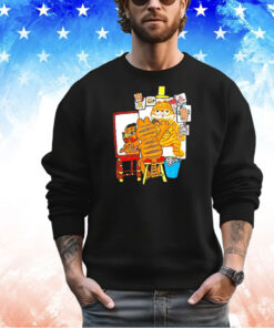 Garfield portrait of the artist shirt