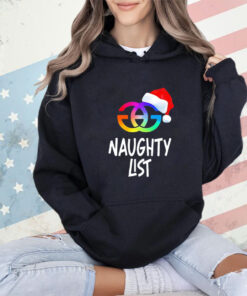 Gays Against Groomers Santa naughty list Christmas shirt