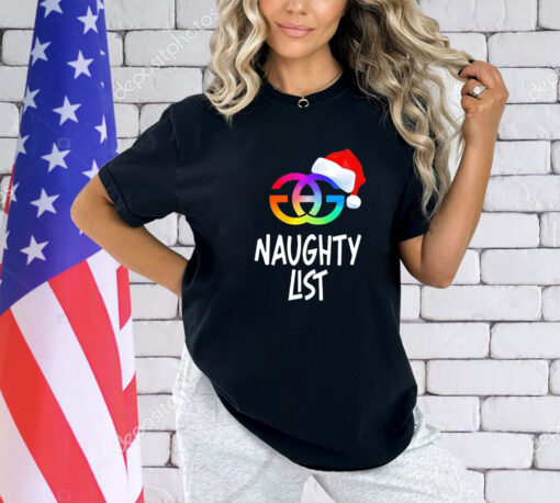 Gays Against Groomers Santa naughty list Christmas shirt