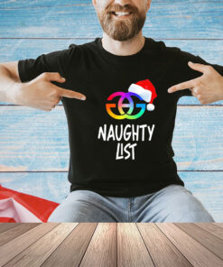 Gays Against Groomers Santa naughty list Christmas shirt