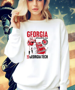 Georgia vs Georgia Tech game day a clean old fashion rivalry 2023 T-shirt