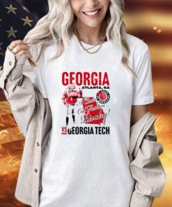 Georgia vs Georgia Tech game day a clean old fashion rivalry 2023 T-shirt
