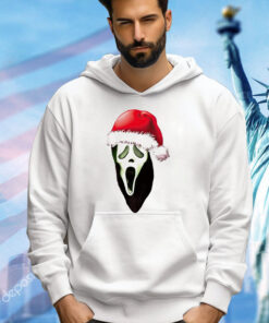 Ghostface Scream 2 wearing Santa hat Christmas T-shirt