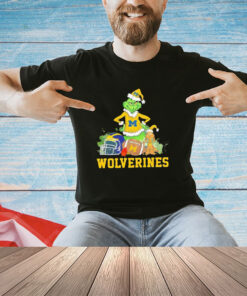Grinch and dog Michigan Wolverines Football shirt