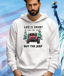 Grinch and friend life is short take the trip buy the jeep Christmas shirt