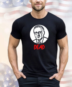 Henry Kissinger who shaped U.S. Cold War history dead shirt