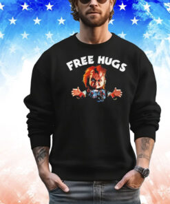 Horror Movie Child’s Play Chucky free hugs shirt