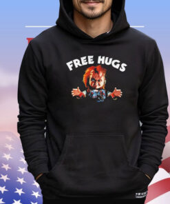 Horror Movie Child’s Play Chucky free hugs shirt