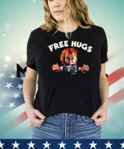 Horror Movie Child’s Play Chucky free hugs shirt