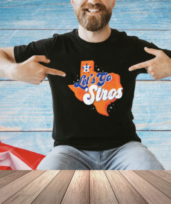 Houston Astros let’s go Astros Texas map shirt