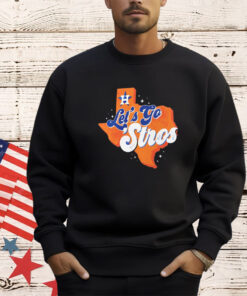 Houston Astros let’s go Astros Texas map shirt