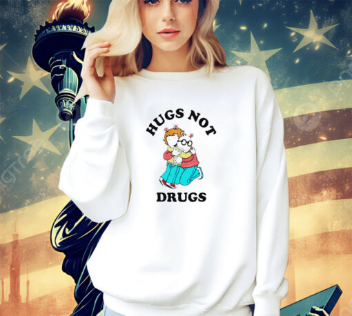 Hugs Not Drugs, Arthur Shirt, Graphic Tee, Unisex Shirt, Cotton Shirt, Casual Shirt, Streetwear, Street Style, Street Fashion, Youth Clothing, Youth Apparel, Anti-Drugs, Anti-Substance Abuse, Drug Awareness, Drug Prevention, Mental Health Awareness
