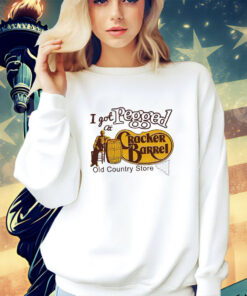 I got pegged at cracker barrel old country store print casual shirt