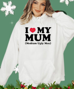 I heart my mum medium ugly men shirt